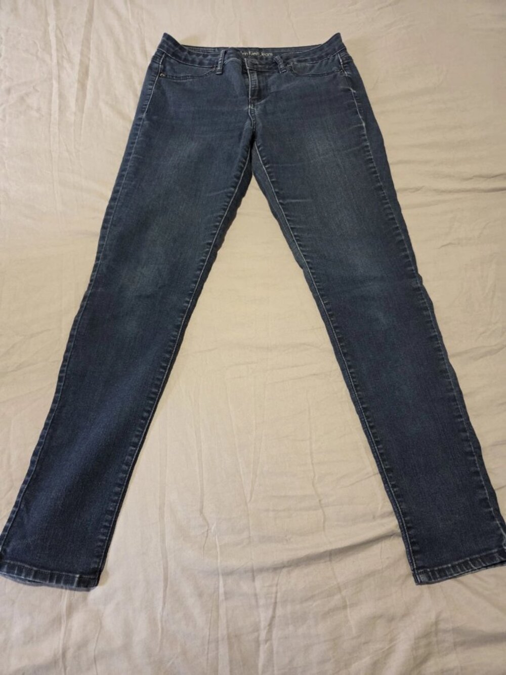 Calvin Klein Womens Legging Jeans Size 28 Dark Wash Blue Skinny Denim